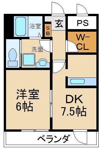 レオンズビルの物件間取画像