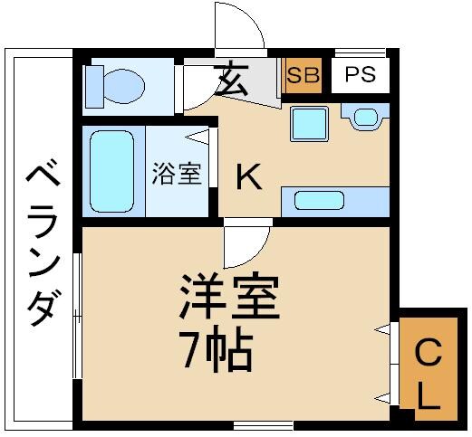 ウーロ桜木町の物件間取画像