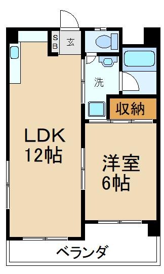 コーポラス喜山荘の物件間取画像