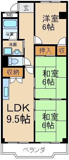 物件間取画像