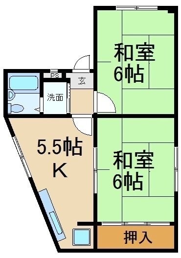 物件間取画像