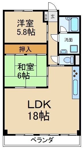 物件間取画像