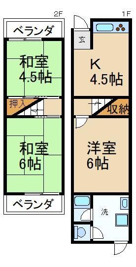 物件間取画像