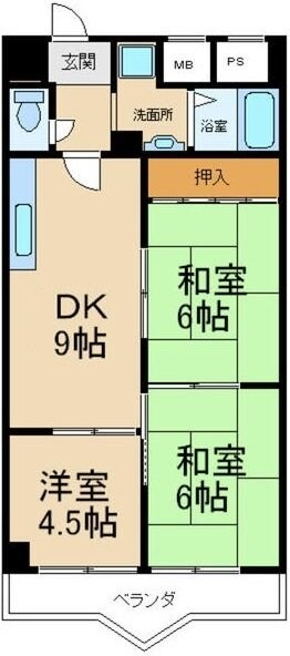 物件間取画像