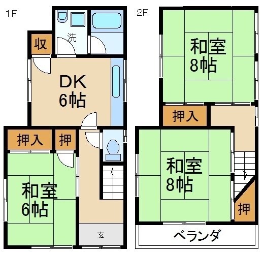 物件間取画像