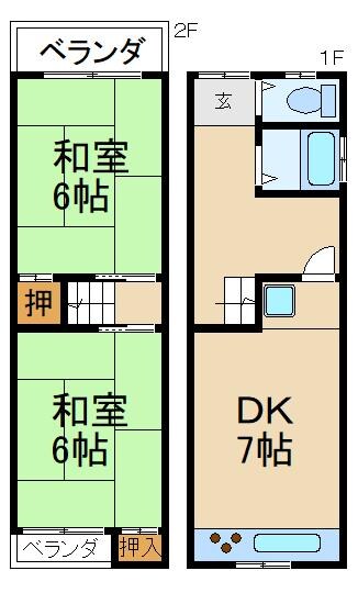 物件間取画像