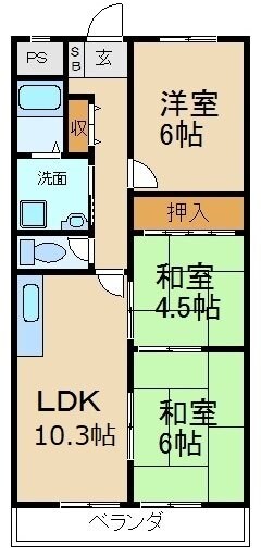 物件間取画像