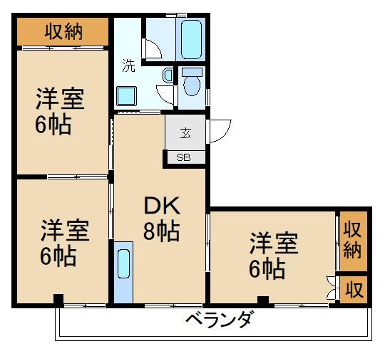 池田グランドコーポの物件間取画像