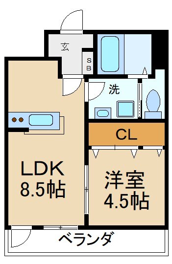 物件間取画像