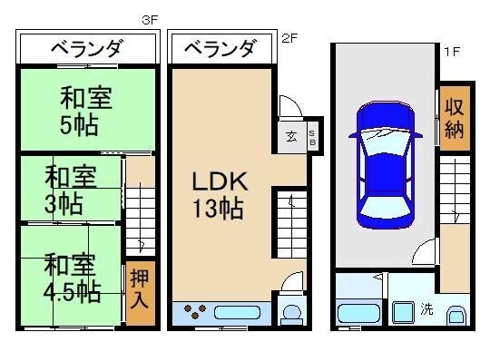 物件間取画像