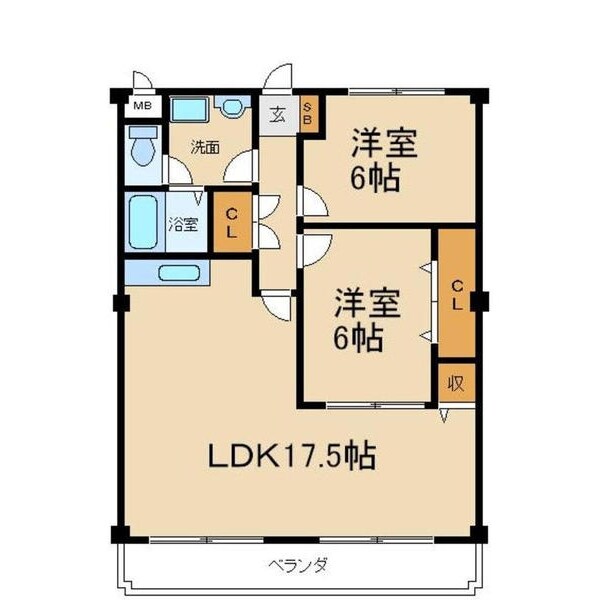 パルソシアの物件間取画像