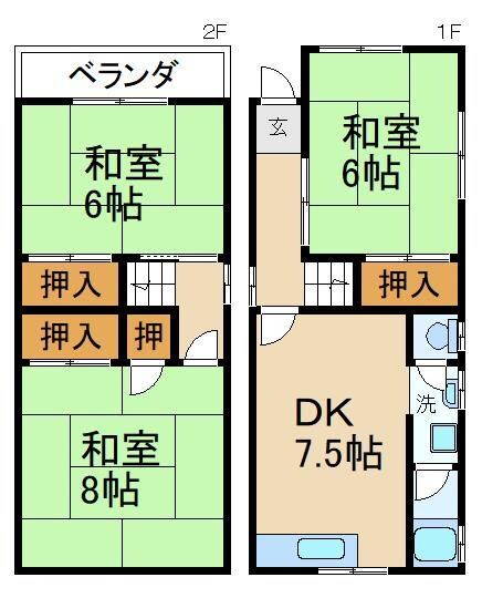 物件間取画像