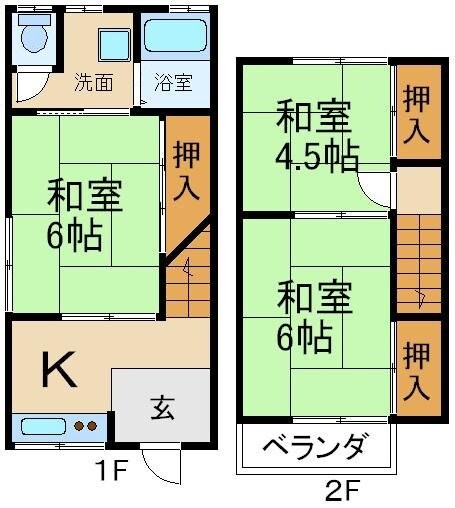物件間取画像