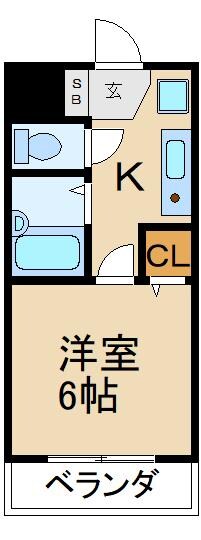 フリーディオ寝屋川の物件間取画像