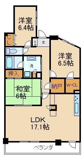 ロイヤルメドゥ香里園タワーの物件間取画像