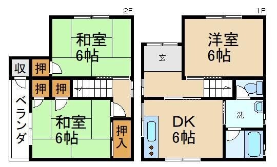 物件間取画像