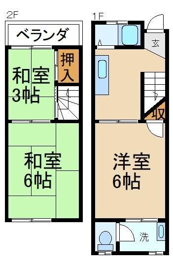 物件間取画像