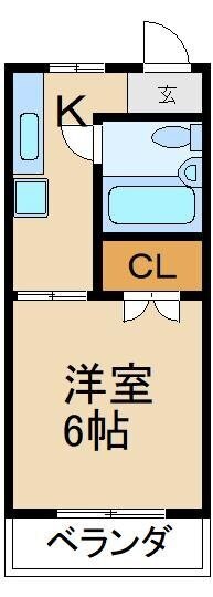 ハイネス香里の物件間取画像