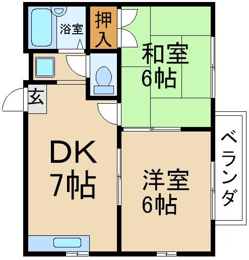 物件間取画像