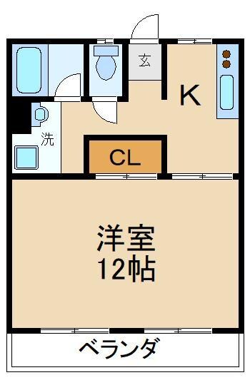 第一イワイハイツの物件間取画像