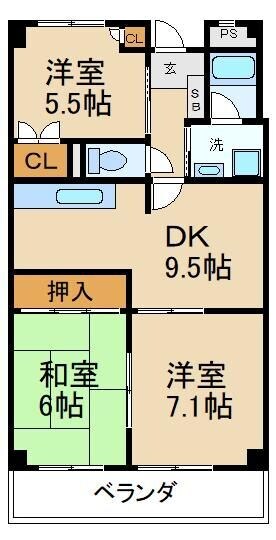 物件間取画像