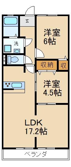 物件間取画像