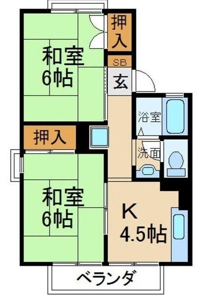 ラ・エスタシオンⅠ　B棟の物件間取画像