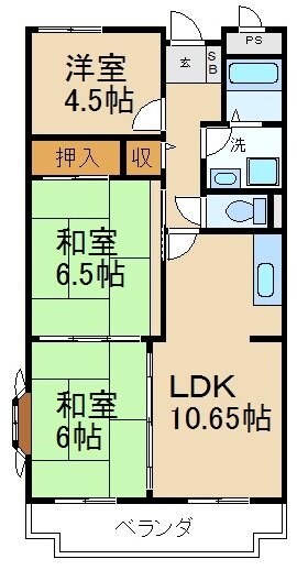 アネックス香里ヶ丘の物件間取画像