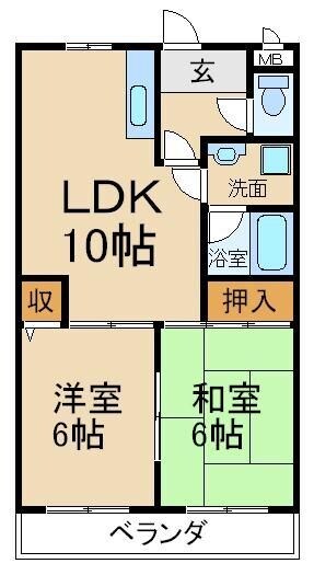 物件間取画像