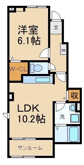 コート　ド　ブランの物件間取画像