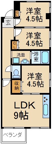 物件間取画像