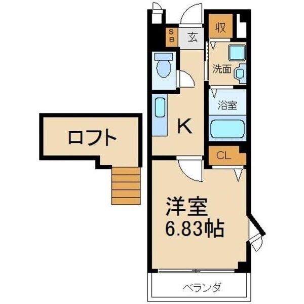 グリシーナⅠの物件間取画像