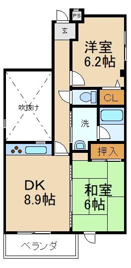 物件間取画像