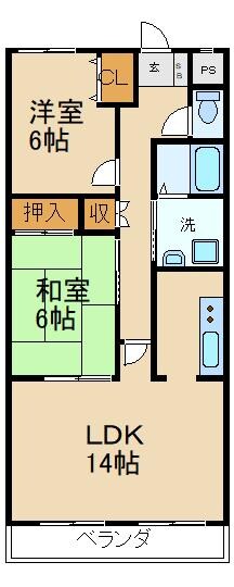 物件間取画像