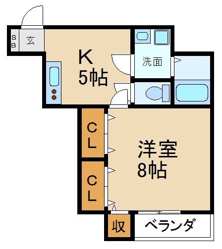 グランドソレイユ香里園の物件間取画像