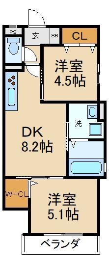 物件間取画像