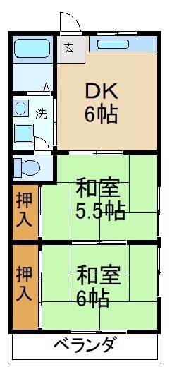 物件間取画像