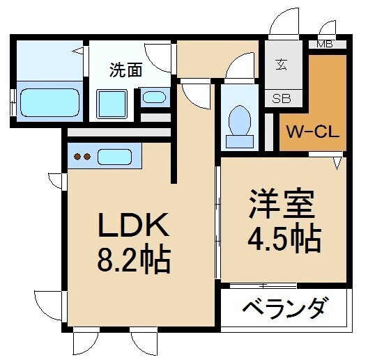 メゾン　フォンリジェルの物件間取画像