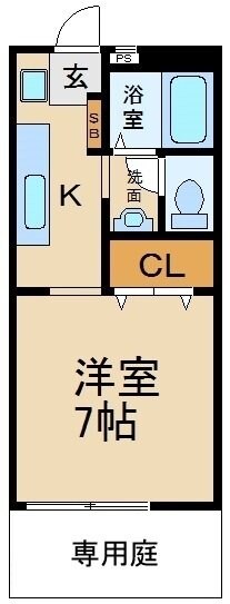 物件間取画像