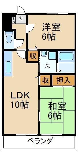物件間取画像