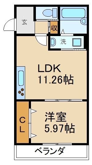 物件間取画像