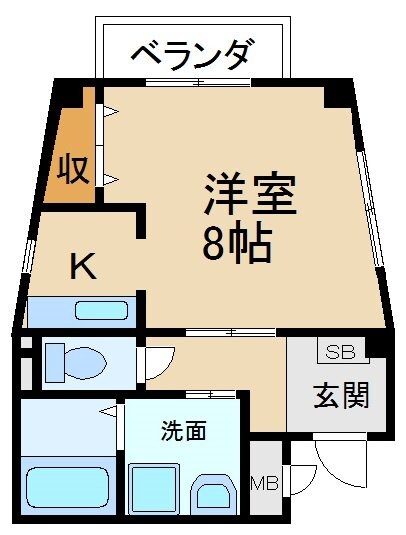 クロスザリバーの物件間取画像