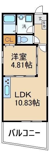 ボヌールの物件間取画像