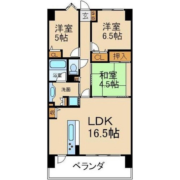 エステムコート香里園の物件間取画像