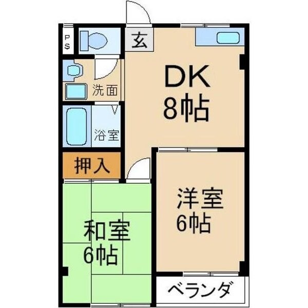 物件間取画像