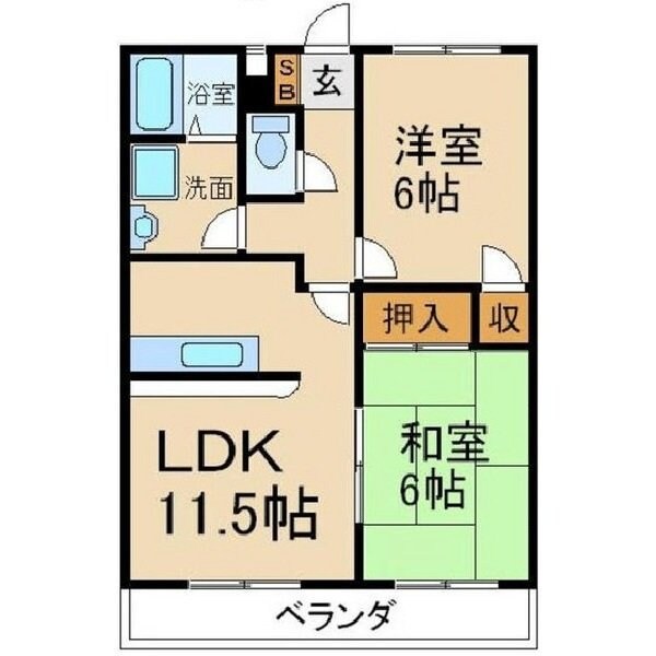 物件間取画像
