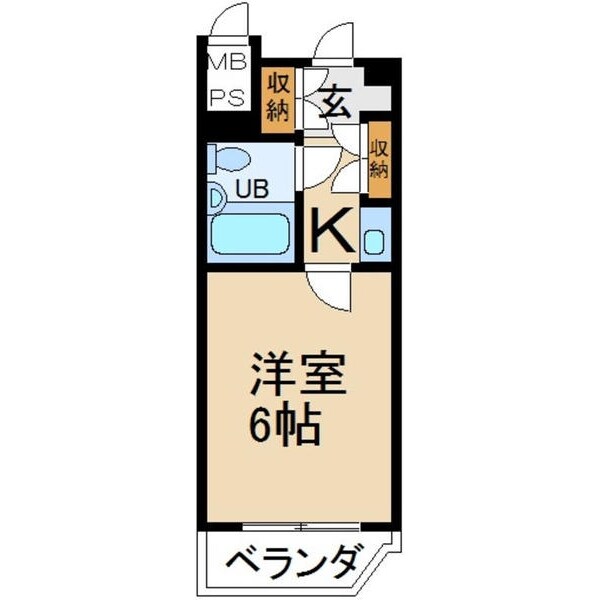 メゾンエイコー寝屋川Ａ棟の物件間取画像