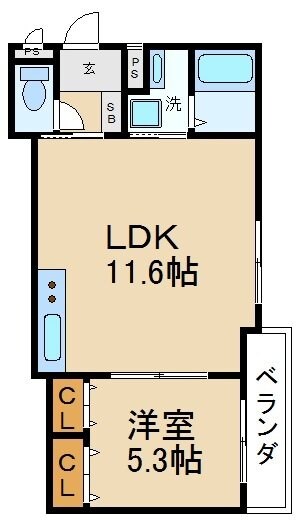 物件間取画像