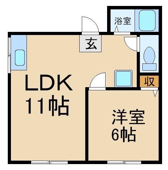 萱島ツインマンションの物件間取画像