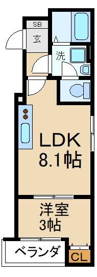 アレグリア枚方サウスの物件間取画像